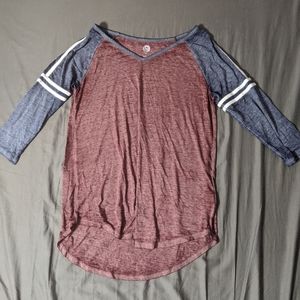 SO three quarter sleeve tee